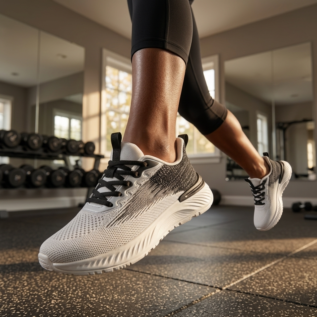 Women's Shock-Absorbing Lightweight Mesh Running Sneakers