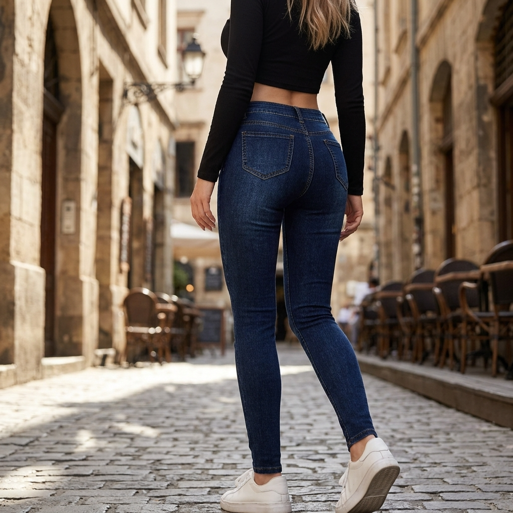 Women's High Waist Stretch Slim Pencil Pants