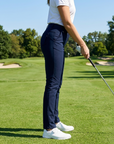 Hochwertige Stretch-Golfhose für Damen – schmal geschnittene Hose mit hoher Taille, schnelltrocknendem Stoff und geradem Bein