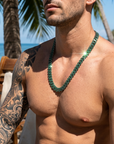 Men's Diamond-Studded Cuban Chain Necklace – Hip-Hop 12mm