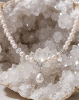 Women's Natural Freshwater Pearl Sterling Silver Necklace