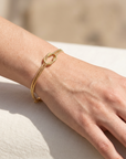 Women's Minimalist Knotted Double-Layer Snake Chain Bracelet & Necklace