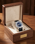 Men's Automatic Mechanical Watch – Skeleton Dial, Leather Strap & Luminous Hands, 30M Water Resistant