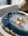 Women's Natural Freshwater Pearl Earrings – 925 Sterling Silver