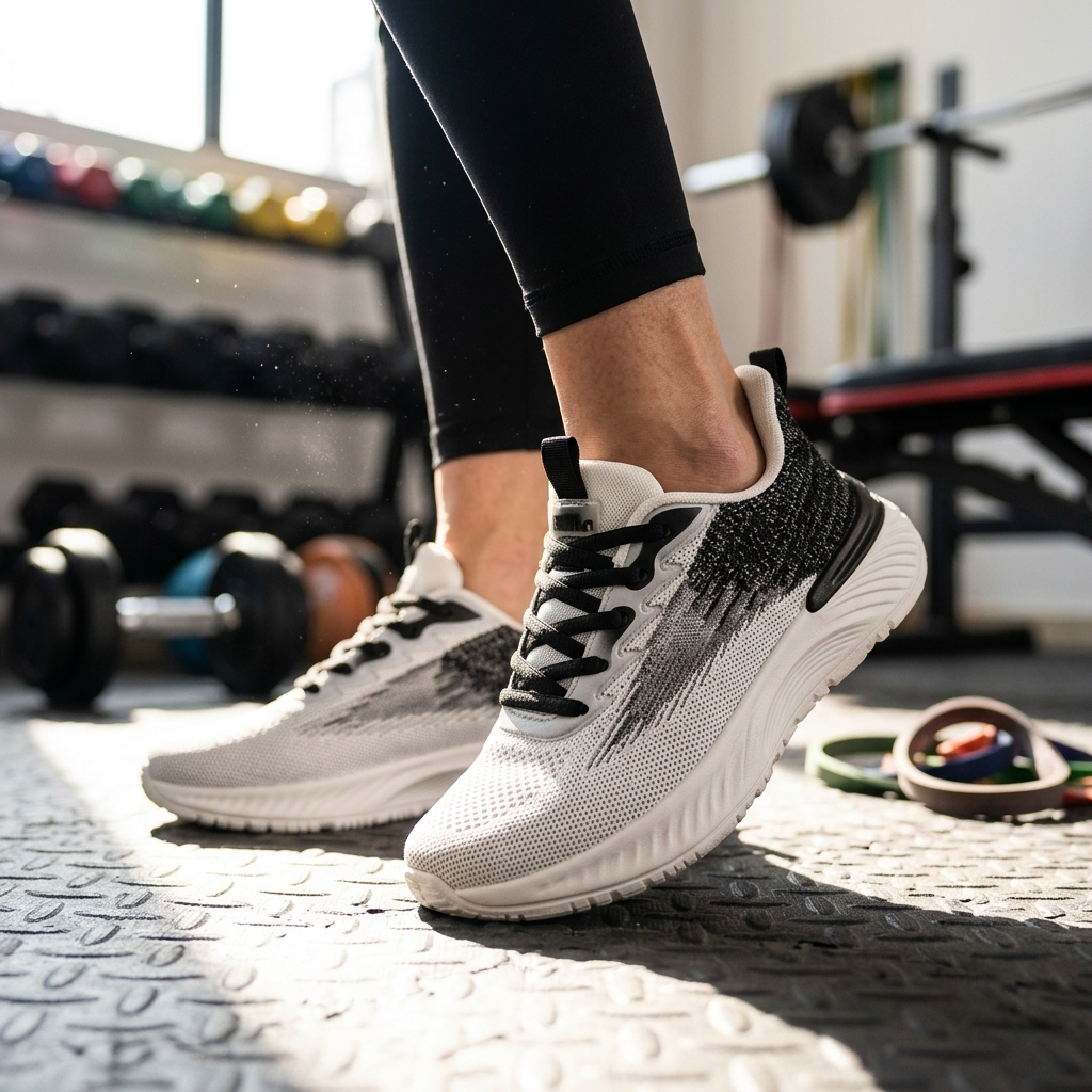 Women's Shock-Absorbing Lightweight Mesh Running Sneakers