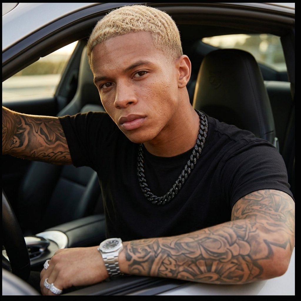 Men's Hip-Hop Full Diamond Cuban Chain Necklace