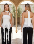 Women's Fairy Tassel Strapless Tube Top – Slim Fit