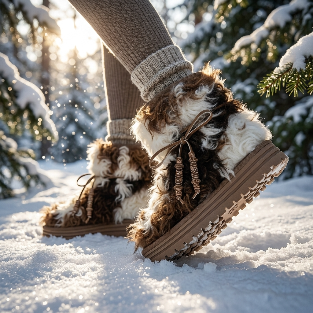 Women's Mid-Calf Snow Boots - Plush Lined, Non-Slip, Winter