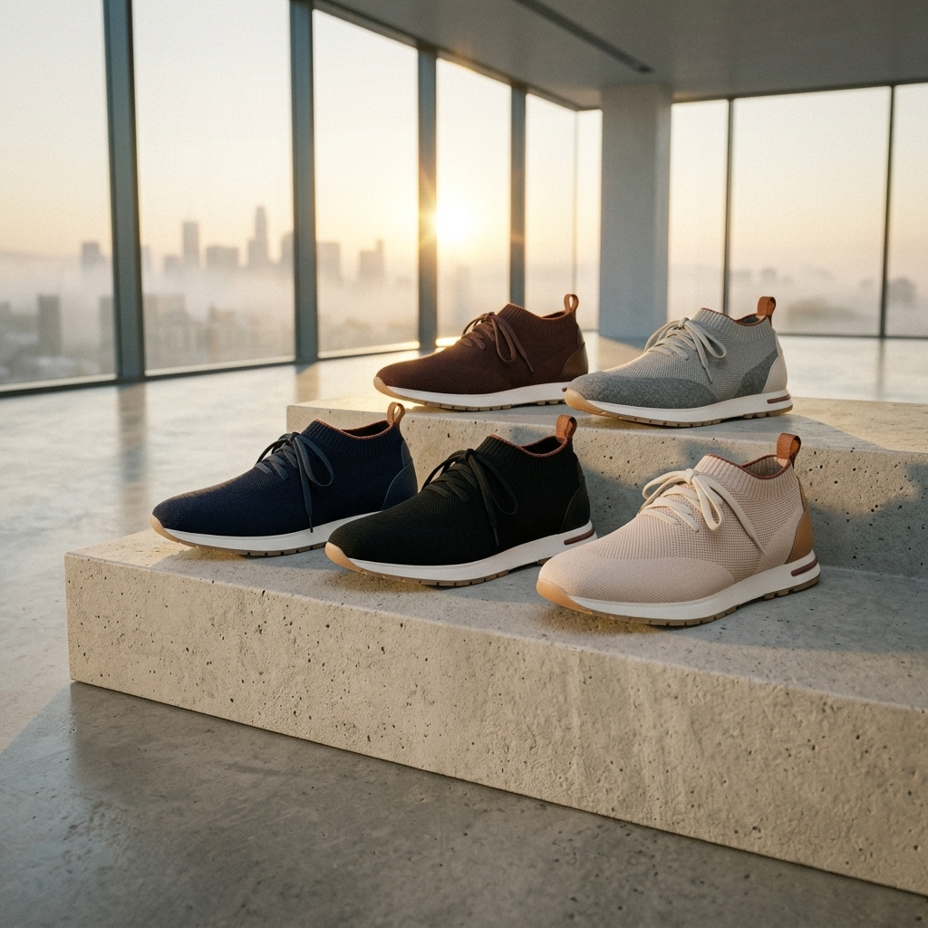 Women's Fly-Knit Slip-On Sneakers – Breathable Mesh Low Top