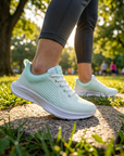 Women's Shock-Absorbing Lightweight Mesh Running Sneakers