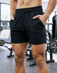 Men's Elastic Slim-Fit Training Shorts - Gym & Running