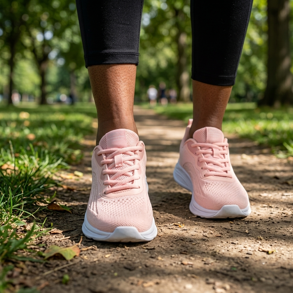 Women's Shock-Absorbing Lightweight Mesh Running Sneakers