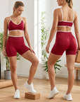 Women's Seamless Yoga Sportswear Set – Crop Top & Leggings