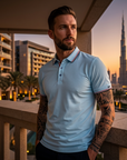 Men's Ice Silk Short Sleeve Polo Shirt – Slim Fit