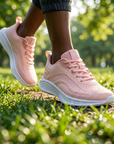 Women's Shock-Absorbing Lightweight Mesh Running Sneakers