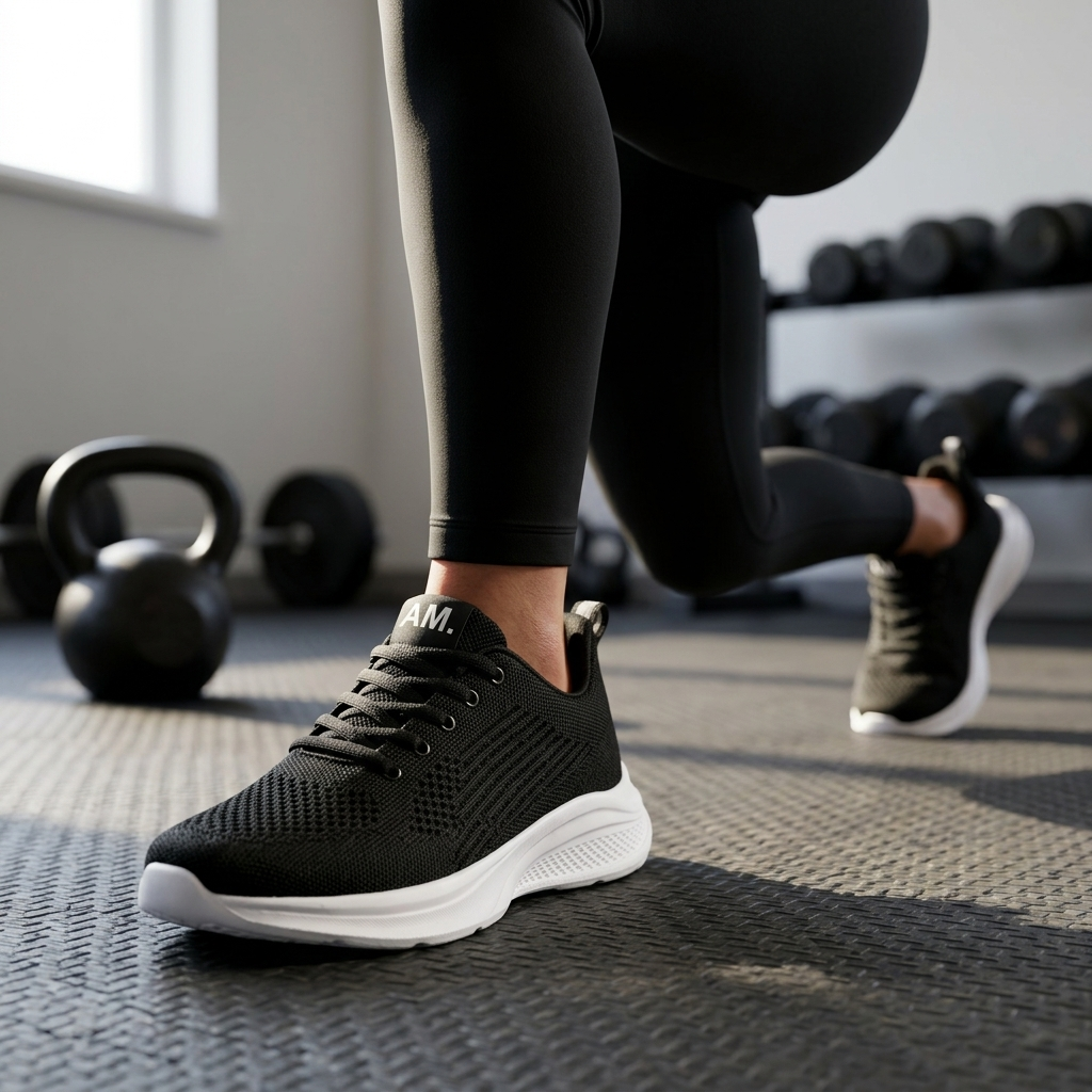 Women's Shock-Absorbing Lightweight Mesh Running Sneakers