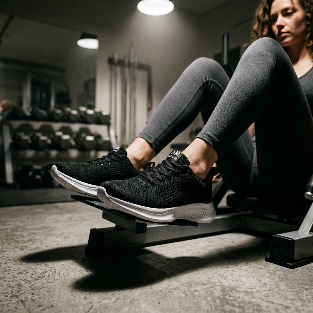 Women's Shock-Absorbing Lightweight Mesh Running Sneakers