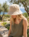 Women's Wide Brim Bucket Hat – UV Protection Dome Cap