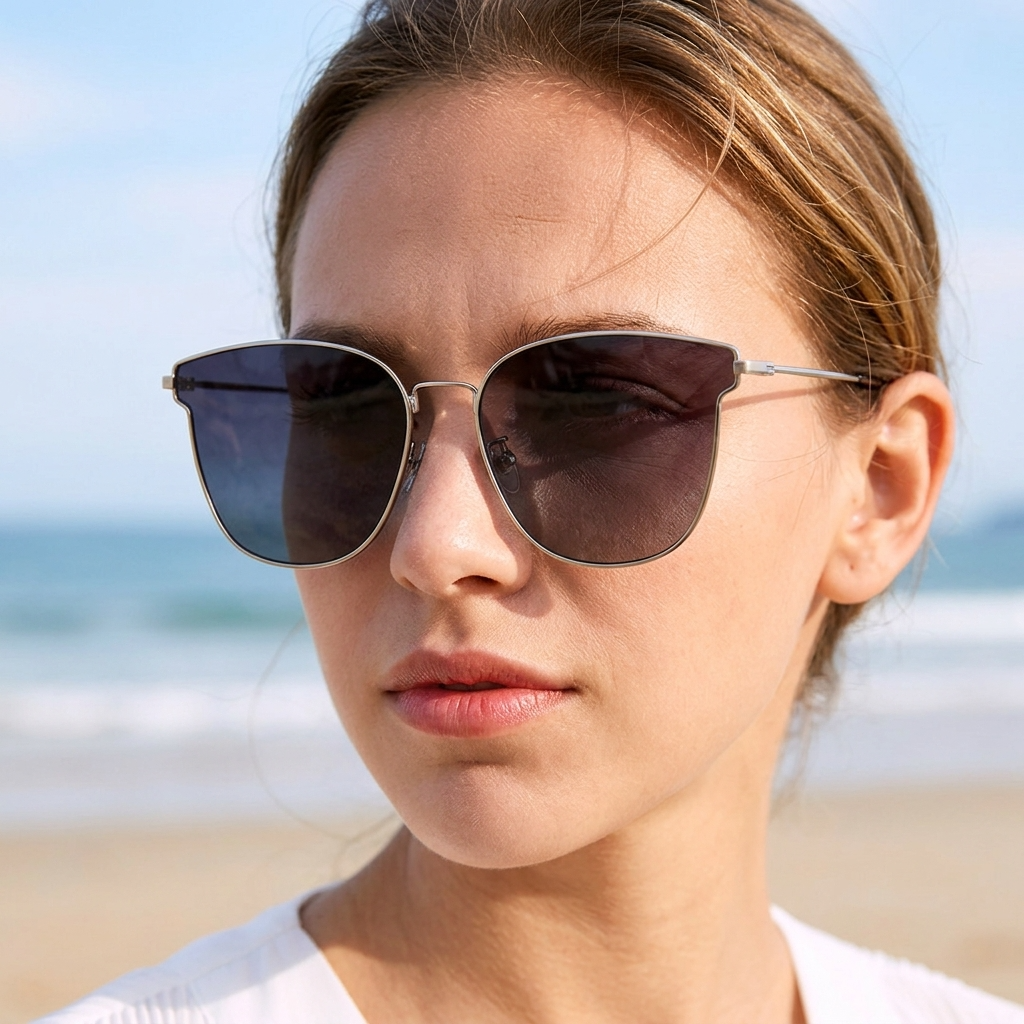 Women's Polarized UV400 Memory Titanium Sunglasses