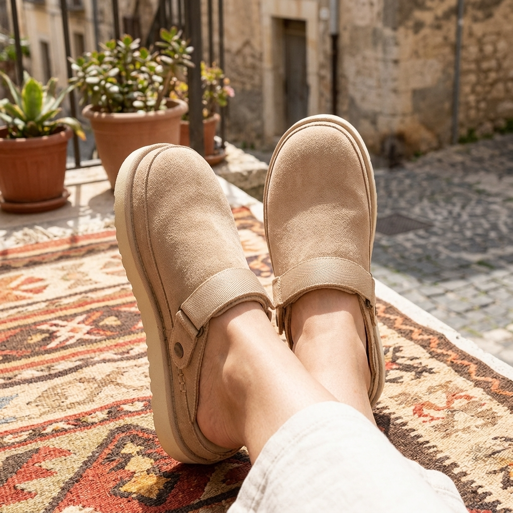 Women's Cork Sandals – Cowhide Upper with Optional Fleece Lining