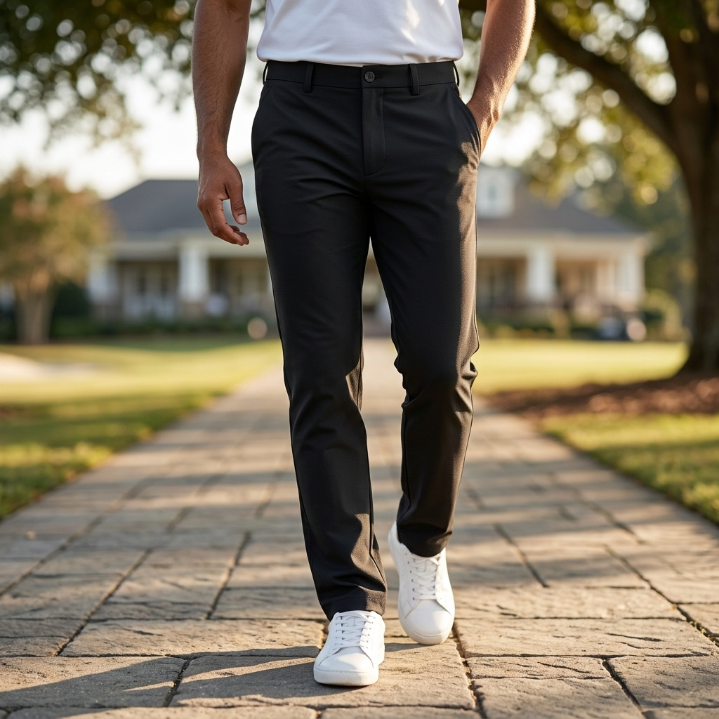 Men's Quick-Dry Breathable Golf Pants – Lightweight Straight Leg