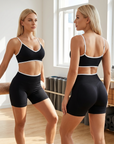 Women's Seamless Yoga Sportswear Set – Crop Top & Leggings