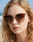 Women's Polarized UV400 Memory Titanium Sunglasses