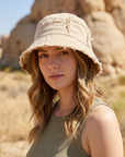 Women's Wide Brim Bucket Hat – UV Protection Dome Cap
