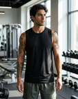 Men's Modal Sleeveless Vest – Loose Fit Breathable Tank Top