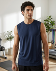 Men's Modal Sleeveless Vest – Loose Fit Breathable Tank Top