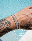 Men's Twist Chain & Cuban Link 2-Piece Bracelet Set