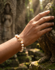 Women's Natural Baroque Pearl Bracelet – Genuine Freshwater Irregular 8–9mm White Pearl Jewelry