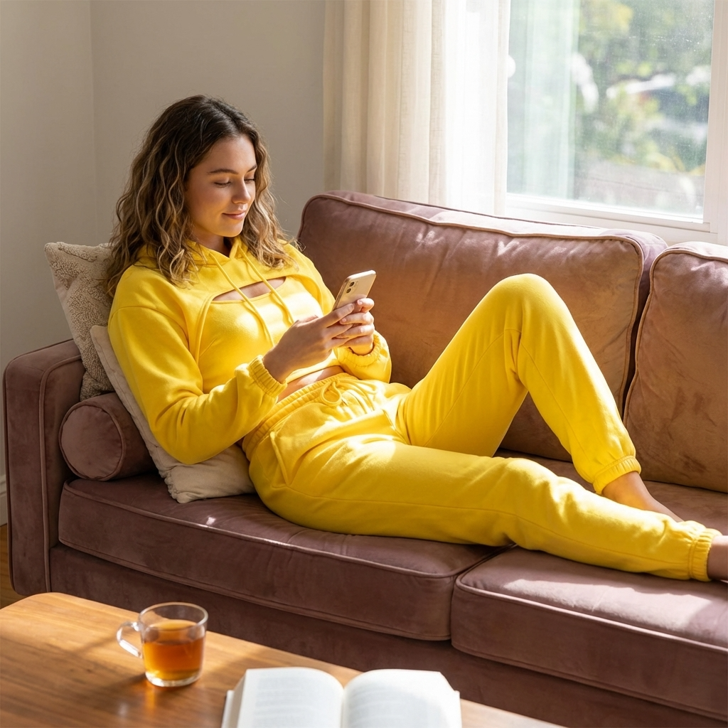 Damen-Velours-Trainingsanzug-Set – 3-teilig Hoodie, Weste und Hose, Fleece-gefüttert, Casual Streetwear Outfit