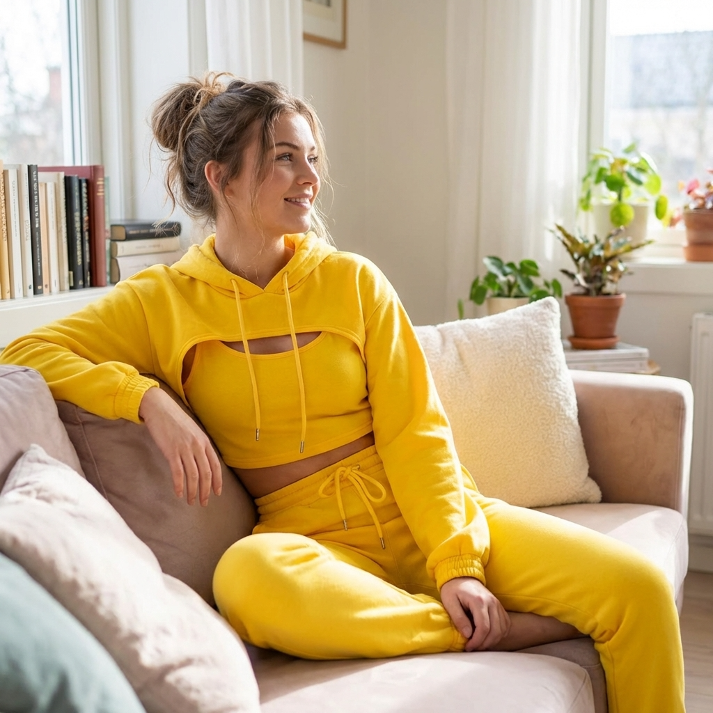 Damen-Velours-Trainingsanzug-Set – 3-teilig Hoodie, Weste und Hose, Fleece-gefüttert, Casual Streetwear Outfit