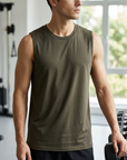 Men's Modal Sleeveless Vest – Loose Fit Breathable Tank Top
