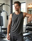 Men's Modal Sleeveless Vest – Loose Fit Breathable Tank Top