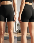 Women's High-Waist Yoga Shorts — Quick-Dry Slim Fit