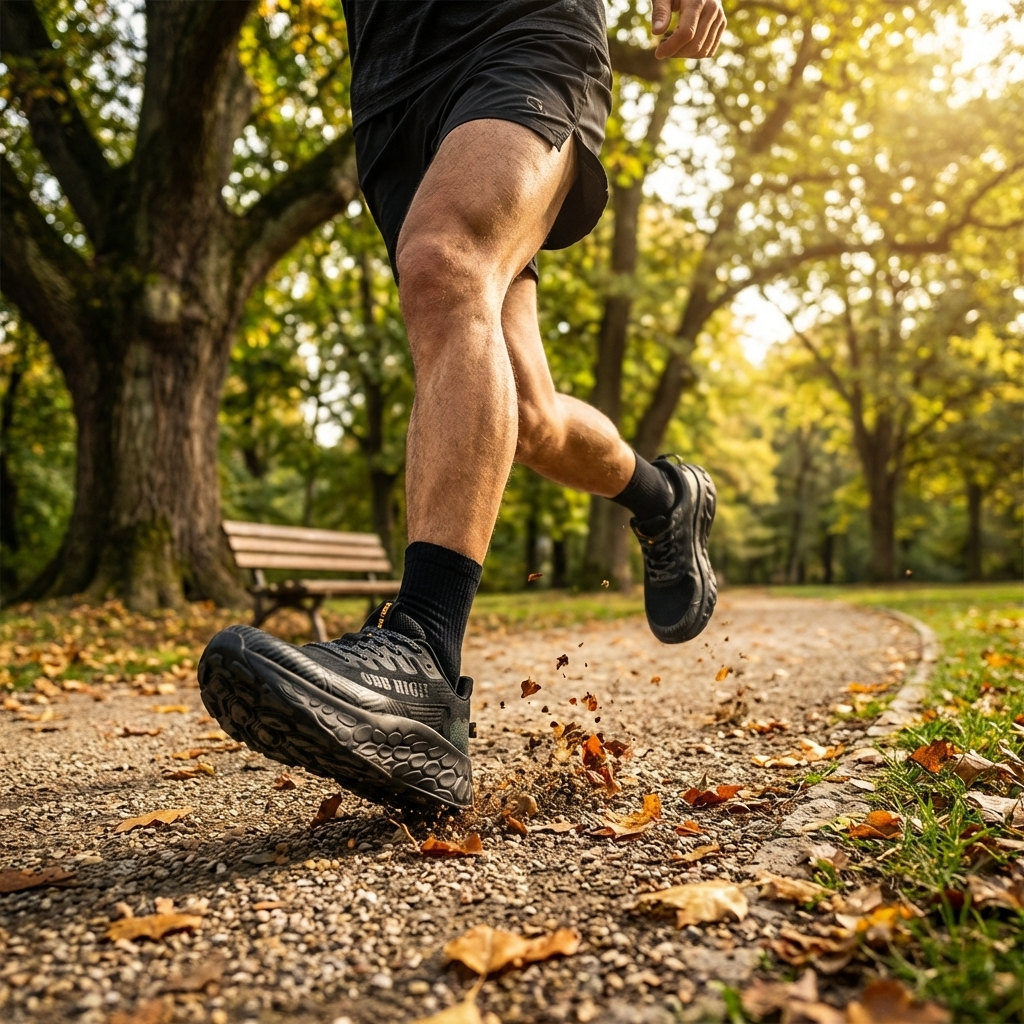 Men Sports Shoes – Lightweight Breathable Mesh Running Sneakers with Shock Absorption &amp; Height Increase