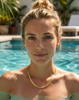 Women's Geometric Gold-Plated Titanium Steel Necklace