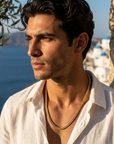 Men's Titanium Steel Geometric Chain Necklace