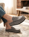 Men's Breathable Slip-On Slippers - Lightweight Flat Casual House Shoes