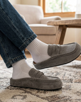 Men's Breathable Slip-On Slippers - Lightweight Flat Casual House Shoes