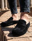 Men's Breathable Slip-On Slippers - Lightweight Flat Casual House Shoes