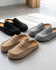 Men's Breathable Slip-On Slippers - Lightweight Flat Casual House Shoes