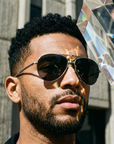 Men's Pure Titanium Sunglasses – Foldable Sports Shades