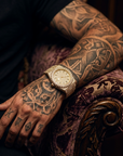 Men's Full Diamond Quartz Watch