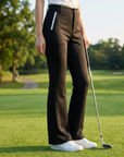 Women's Elastic Breathable Golf Flare Trousers – UPF Sun Protection