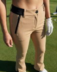 Women's Elastic Breathable Golf Flare Trousers – UPF Sun Protection