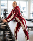 Damen Zweiteiler-Trainingsanzug mit Kapuze – Lässiger langärmliger Hoodie und passende Hose