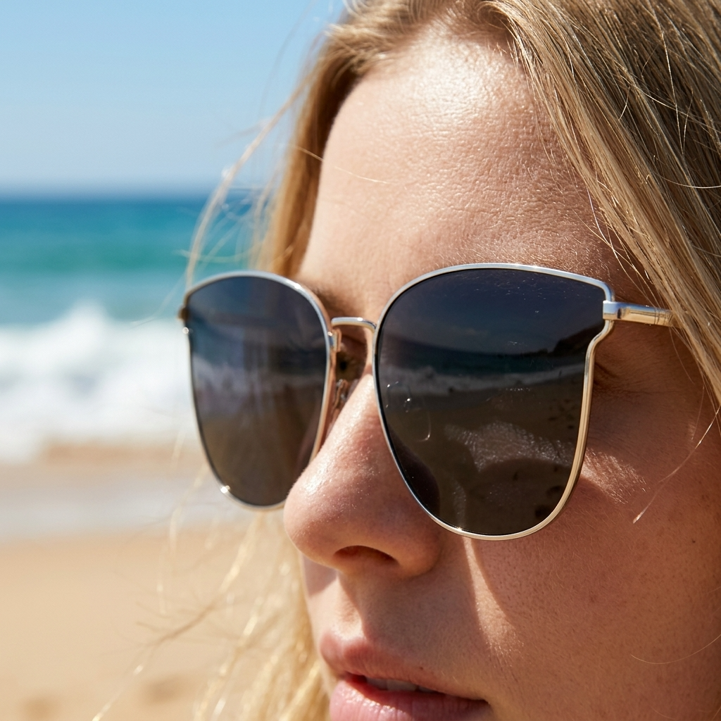 Women's Polarized UV400 Memory Titanium Sunglasses